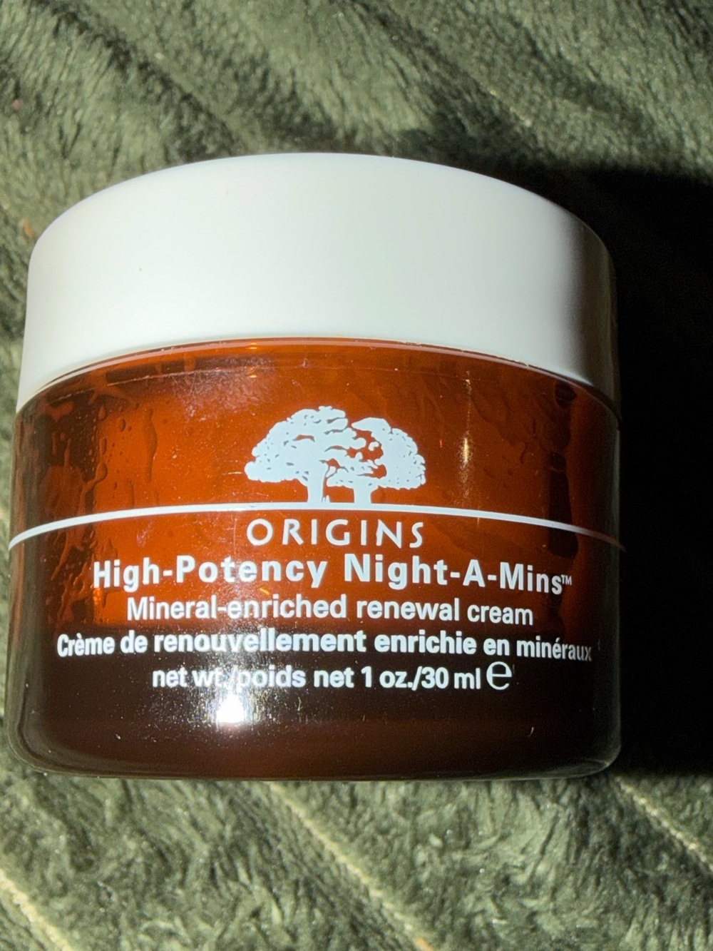 ORIGINS HIGH POTENCY NIGHT-A-MINS 1 OZ resurfacing cream